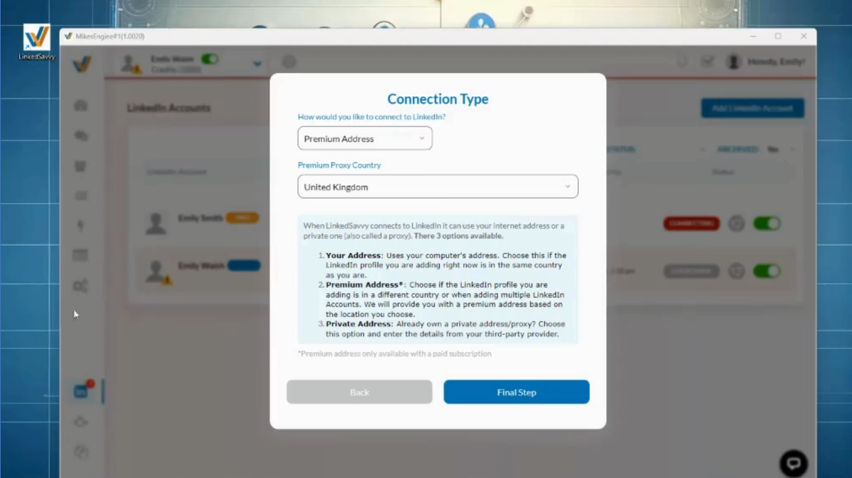 How to Connect your LinkedIn Account – LinkedSavvy Knowledgebase