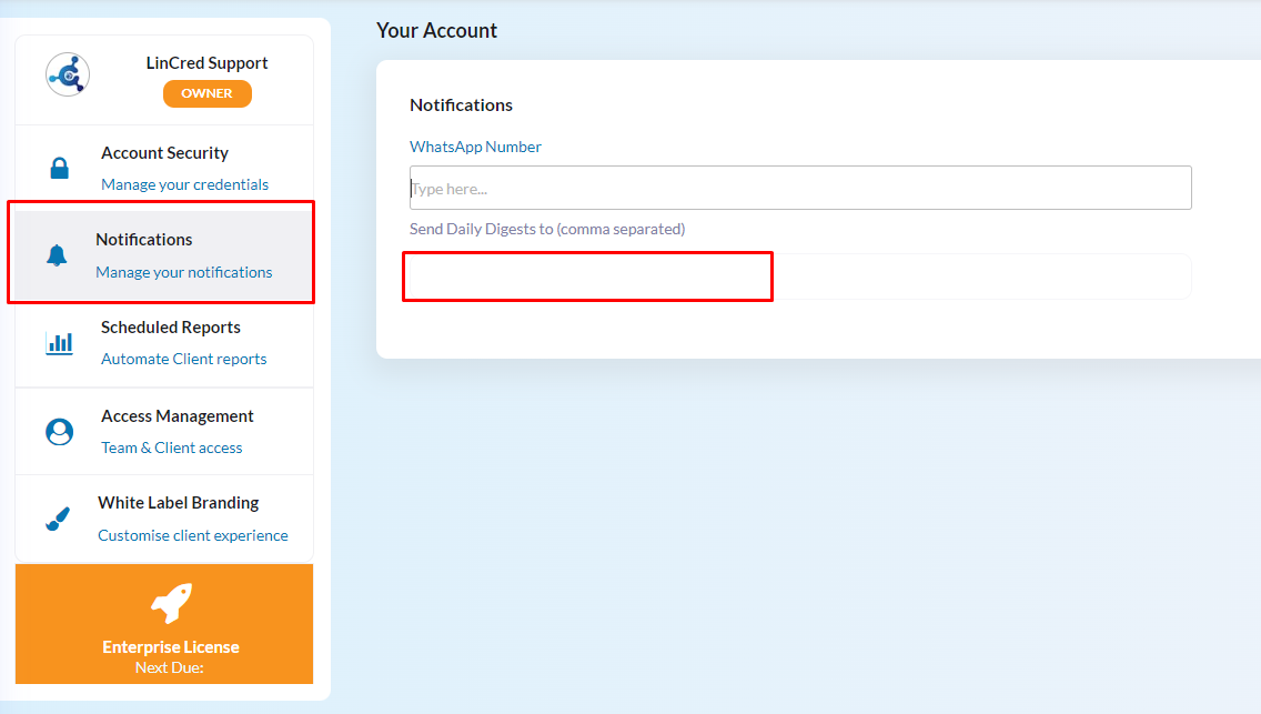 Notifications – LinkedSavvy Knowledgebase