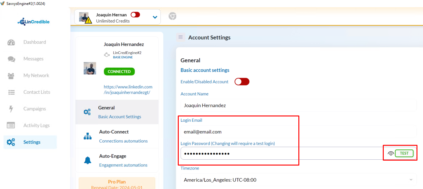 Account Automation Settings – LinkedSavvy Knowledgebase