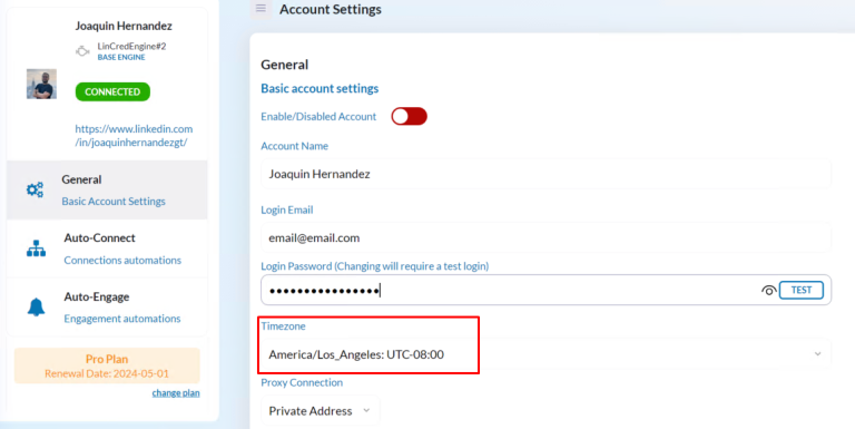 Account Automation Settings – LinkedSavvy Knowledgebase