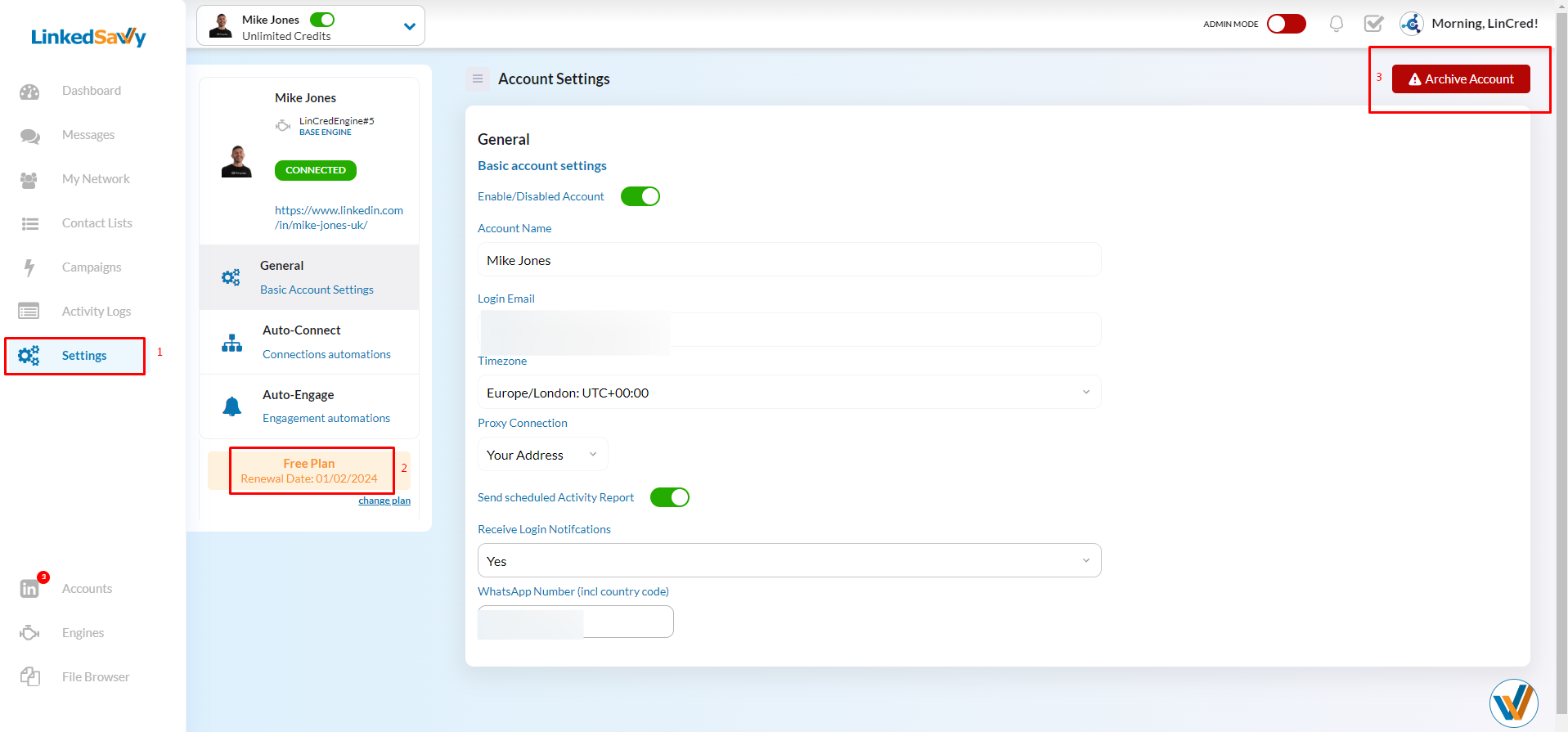 Billing – LinkedSavvy Knowledgebase